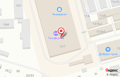 Торгово-развлекательный центр Акварель на Промышленной улице на карте