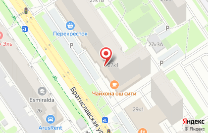 Пиццерия Pizza Express 24 на метро Братиславская на карте