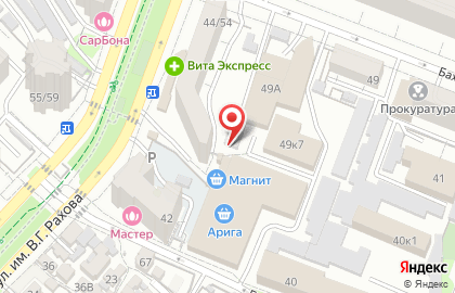 Киоск по продаже фруктов и овощей в Октябрьском районе на карте