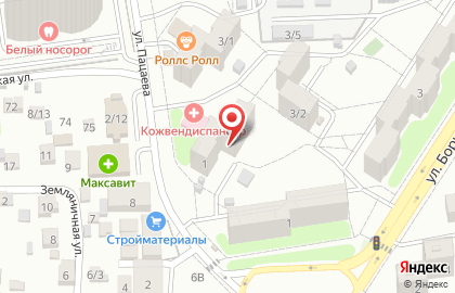Продуктовый магазин Новая заря в Ростове-на-Дону на карте