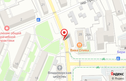 Продуктовый магазин в Калининграде на карте
