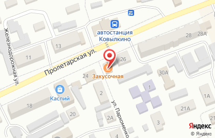 Магазин Чайка на Пролетарской улице на карте
