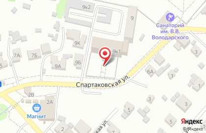 Серебряный бор на Спартаковской улице на карте