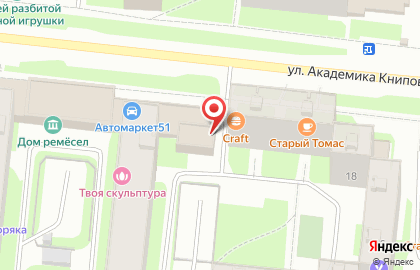 Алкомаркет АЛКО.ru на улице Академика Книповича на карте