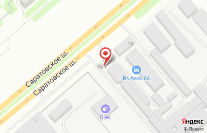 Автостоянка в Саратове на карте