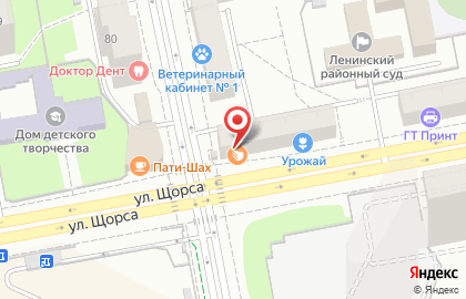 Семейная пекарня в Екатеринбурге на карте