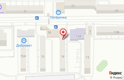 Продуктовый магазин на улице 4-го микрорайона на карте
