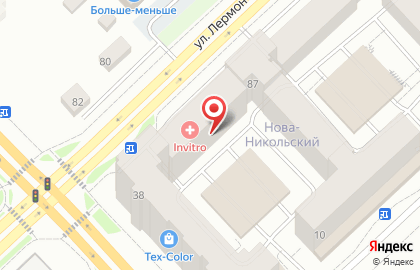 Частный детский сад Алые паруса на улице Лермонтова на карте