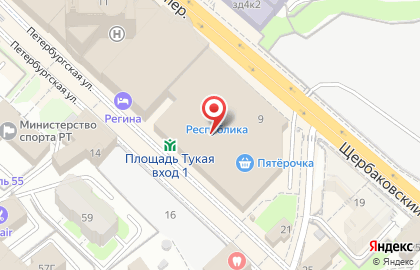Media Markt на Петербургской улице на карте