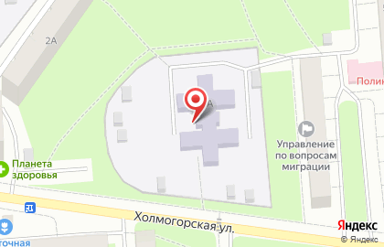 Детский сад №369 на Холмогорской улице на карте