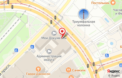 Городской совет депутатов в Центральном районе на карте