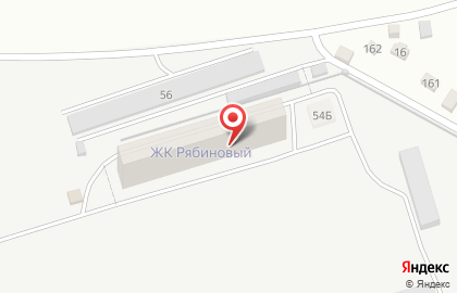 Строящийся жилой комплекс Рябиновый в Кургане на карте