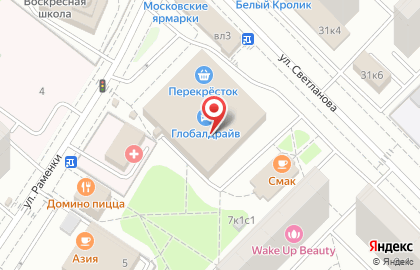 Московская компьютерная помощь на карте