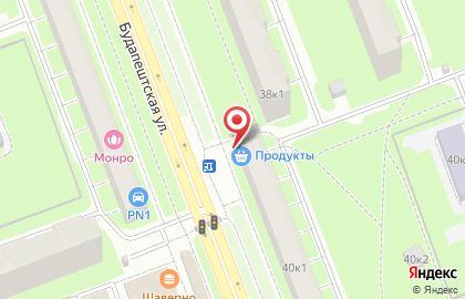Продуктовый магазин в Санкт-Петербурге на карте