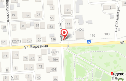 Продуктовый магазин Успех в Центральном районе на карте