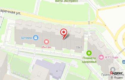 Супермаркет Дикси в Выборгском районе на карте