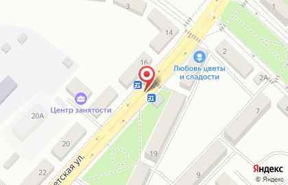Киоск по продаже хлебобулочных изделий Майбах хлеб на Советской улице на карте