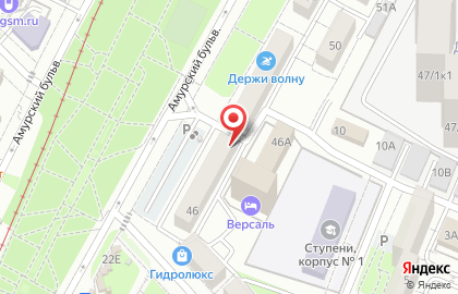 Магазин разливного пива на Амурском бульваре на карте