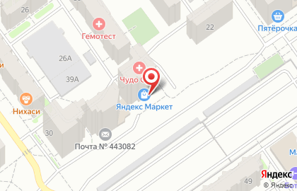 Салон красоты Дуэт в Ленинском районе на карте