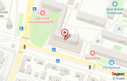 Сеть универсамов ЦентрТорг на улице Циолковского на карте
