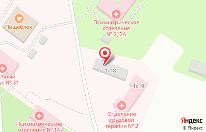 Костромская областная психиатрическая больница на Больничной улице на карте