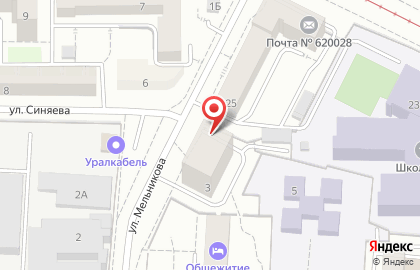 Мастерская в Екатеринбурге на карте