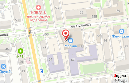 ТЦ Москва в Уссурийске на карте