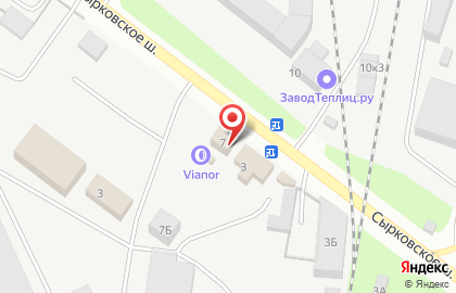 Пункт приема металлолома "В-ЛОМ" на Сырковском шоссе на карте