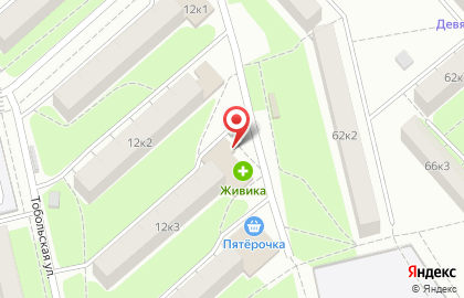 Супермаркет Лион в Кировском районе на карте