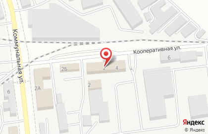 Торговая компания Восток-Сервис-Черноземье на Кооперативной улице на карте