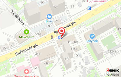 Пекарня Хлебница в Октябрьском районе на карте