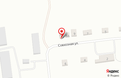 Продовольственный магазин Ника на Совхозной улице на карте