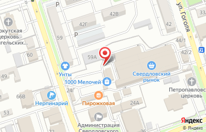 Магазин в Иркутске на карте