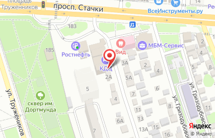 Отель на Волгодонской улице на карте