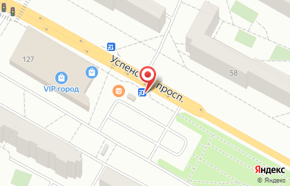 Продуктовый магазин Квартал экспресс первый на Успенском проспекте на карте