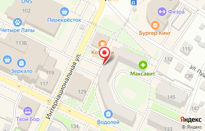 Торгово-производственная корпорация Сибирское здоровье на улице Ленина в Бору на карте