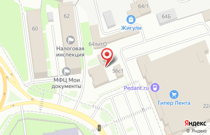 Магия огня на Большой Санкт-Петербургской улице на карте