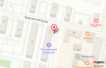 Студия Резиденция Красоты в Калининграде на карте