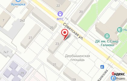 Отдел социальной защиты Советского района в Советском районе на карте