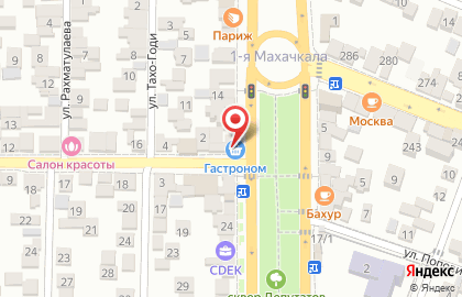 Гастроном Маяк на улице Магомедтагирова на карте