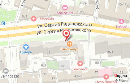 Банкомат ЮниКредит Банк на метро Площадь Ильича на карте