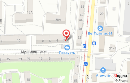 Банкомат СберБанк на Мукомольной улице, 2/8 на карте