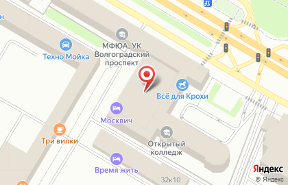 Школа латиноамериканских танцев Crazy Salsa на Волгоградском проспекте, 32 к 11 на карте