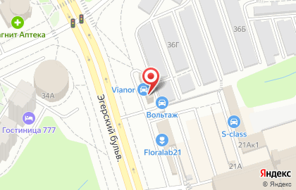 Торгово-Сервисный центр Вольтаж на Хевешской улице на карте