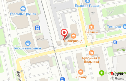Магазин овощей и фруктов на Скобелевском проспекте на карте