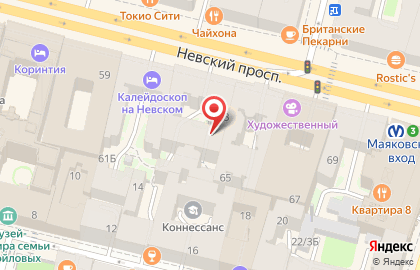 OQ копицентр метро «Маяковская» на карте