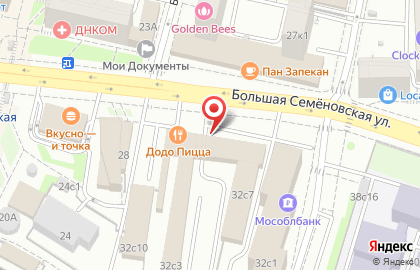 TEZ TOUR на метро Электрозаводская на карте