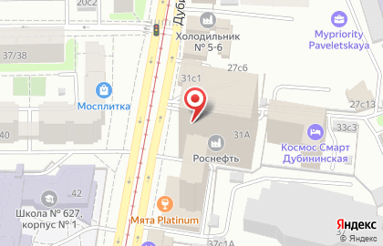 Банкомат Вбрр на метро Павелецкая на карте