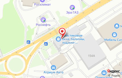 Торгово-производственная компания Бизнес-регион с на Симбирской улице на карте