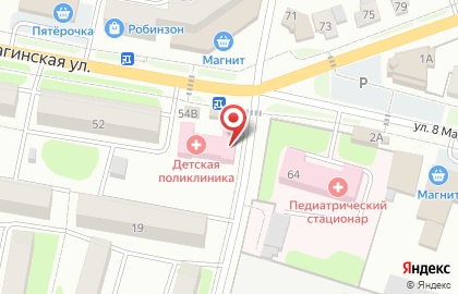 Детская поликлиника в Иваново на карте